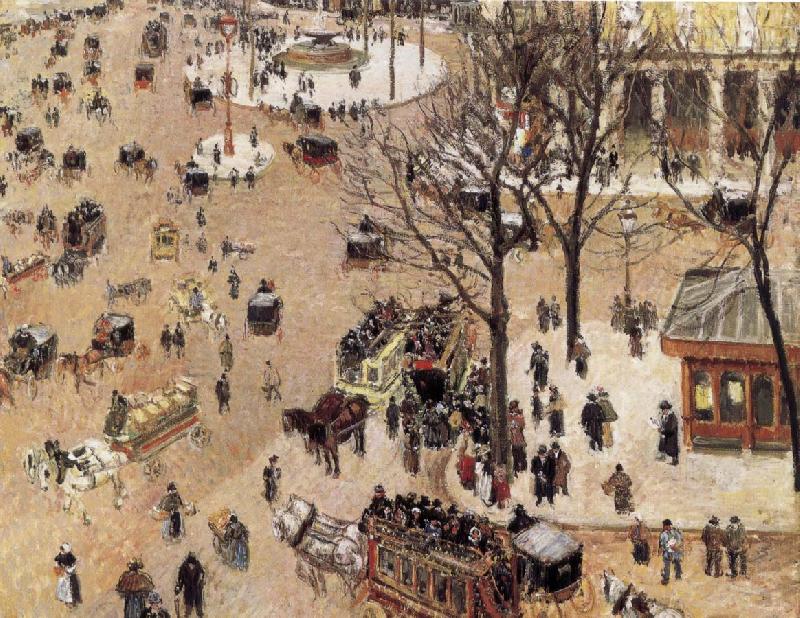 Camille Pissarro Francis Square Theater Sweden oil painting art